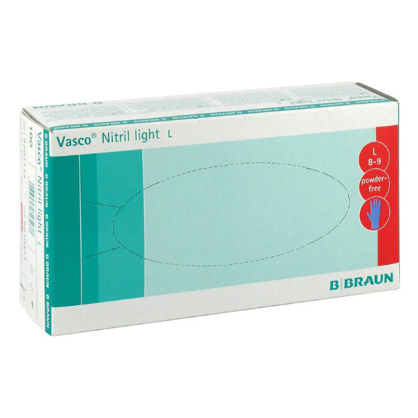 Bild von Vasco Nitril Light Untersuchungshandschuhe L (100 stk)