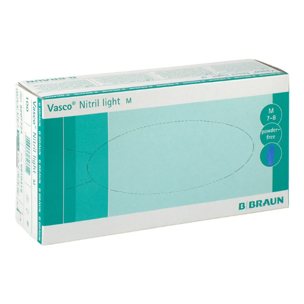 Bild von Vasco Nitril Light Untersuchungshandschuhe M (100 stk)