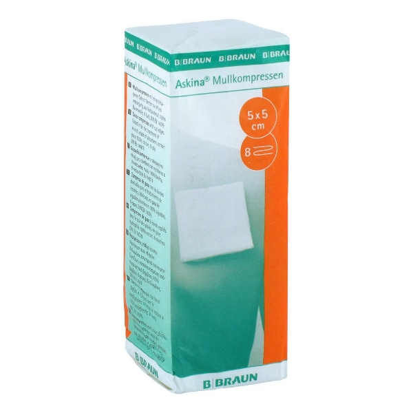Bild von Askina Mullkompressen 5x5 Cm (100 stk)